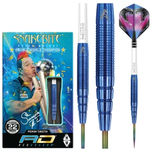 dardos Red Dragon Peter Wright Blue 22gr 90% tungsteno