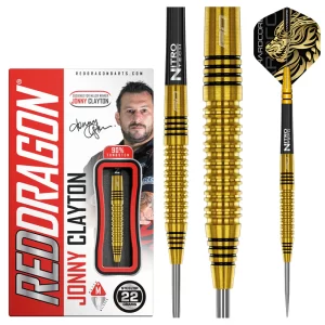 dardos Red Dragon Jonny Clayton gold 22gr 90% tungsteno