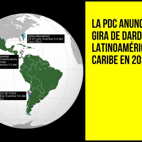 La PDC anuncia Gira de Dardos por Latinoamérica y el Caribe en 2025